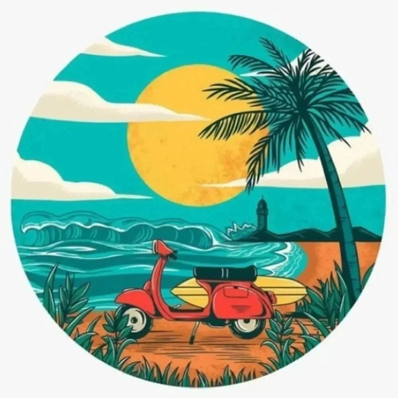 NEW! “Beach Vibes” Retro VSCO Canvas Wall Art 🌴 - Picture 5 of 5